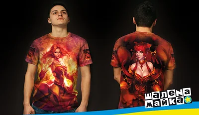 Футболки с полной запечаткой: Dota 2